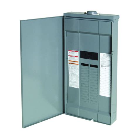 The Square D QO 200 Amp 40-Space 40-Circuit Convertible Main Breaker Outdoor Load Center is UL listed for residential, commercial and industrial power distribution. . Square d qo 200 amp outdoor feed through panel